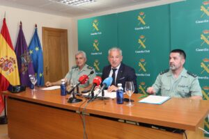 Rueda de prensa de la Guardia Civil sobre la operación JECAY contra estafas en criptomonedas