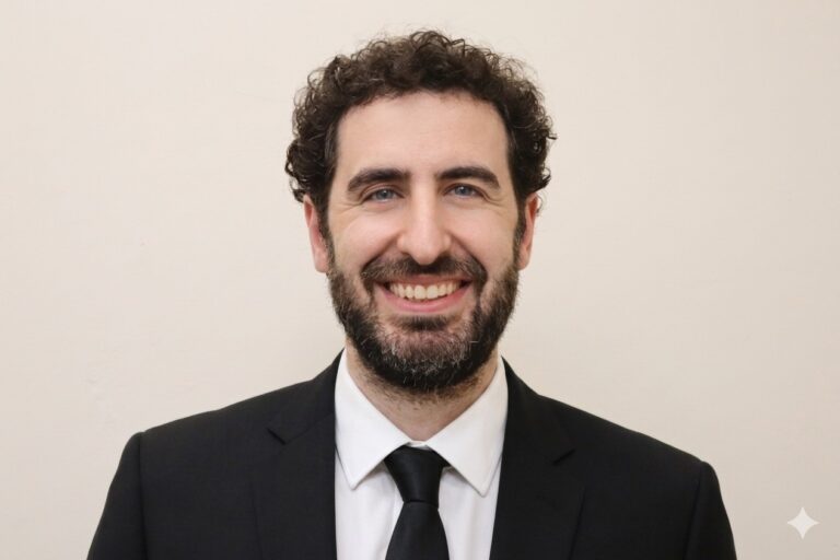 Retrato de Ignacio Rincón, director de la Banda Municipal de Música de Palencia.