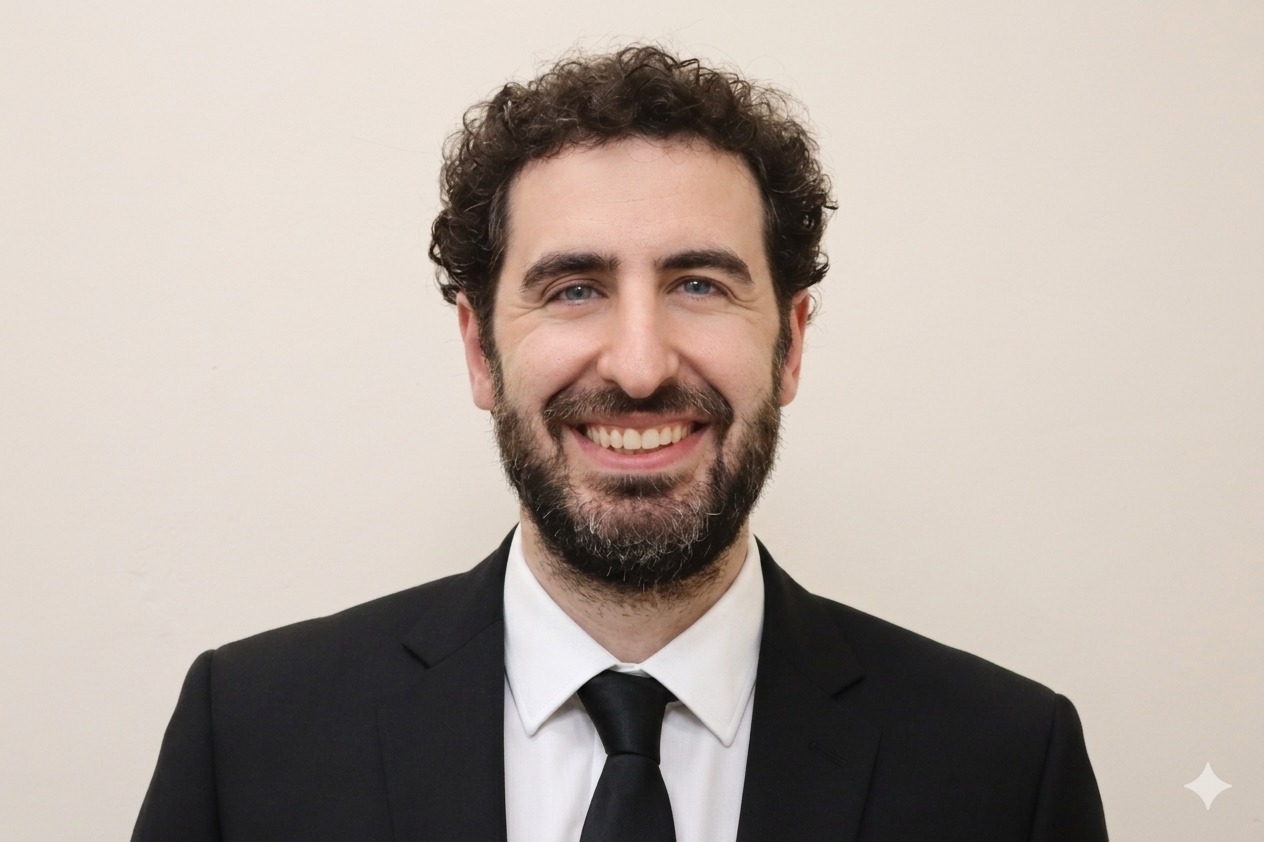 Retrato de Ignacio Rincón, director de la Banda Municipal de Música de Palencia.
