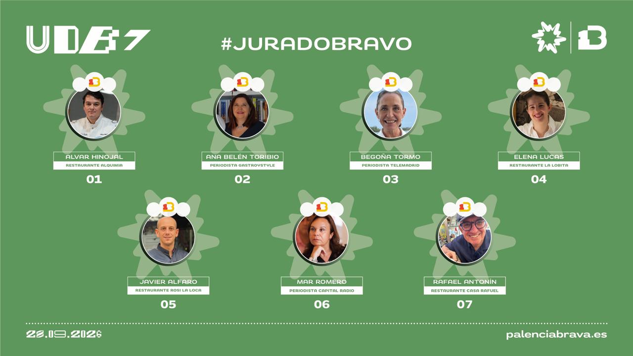 Integrantes del jurado del Concurso Internacional de Patatas Bravas en Palencia