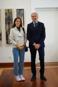 Marta García y Alberto Díaz Pico en un evento de reconocimiento