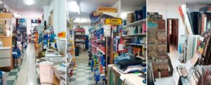 Interior de la tienda de materiales de construcción Tazo en Fuentes de Nava