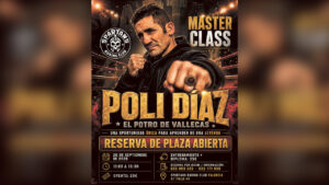 Poli Díaz en una Master Class de boxeo en Spartans Boxing Club