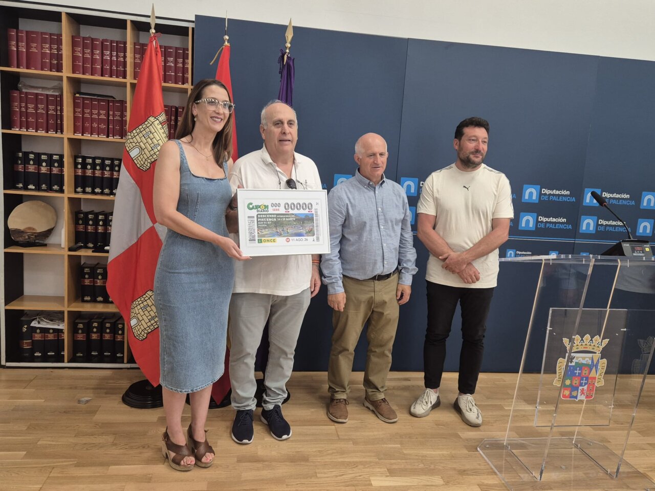 Presentación del cupón conmemorativo del Descenso Internacional del Pisuerga