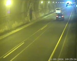 Tráfico en el túnel del Negrón tras reabertura de la AP-66