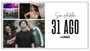 Actividades y conciertos en San Antolín el 31 de agosto