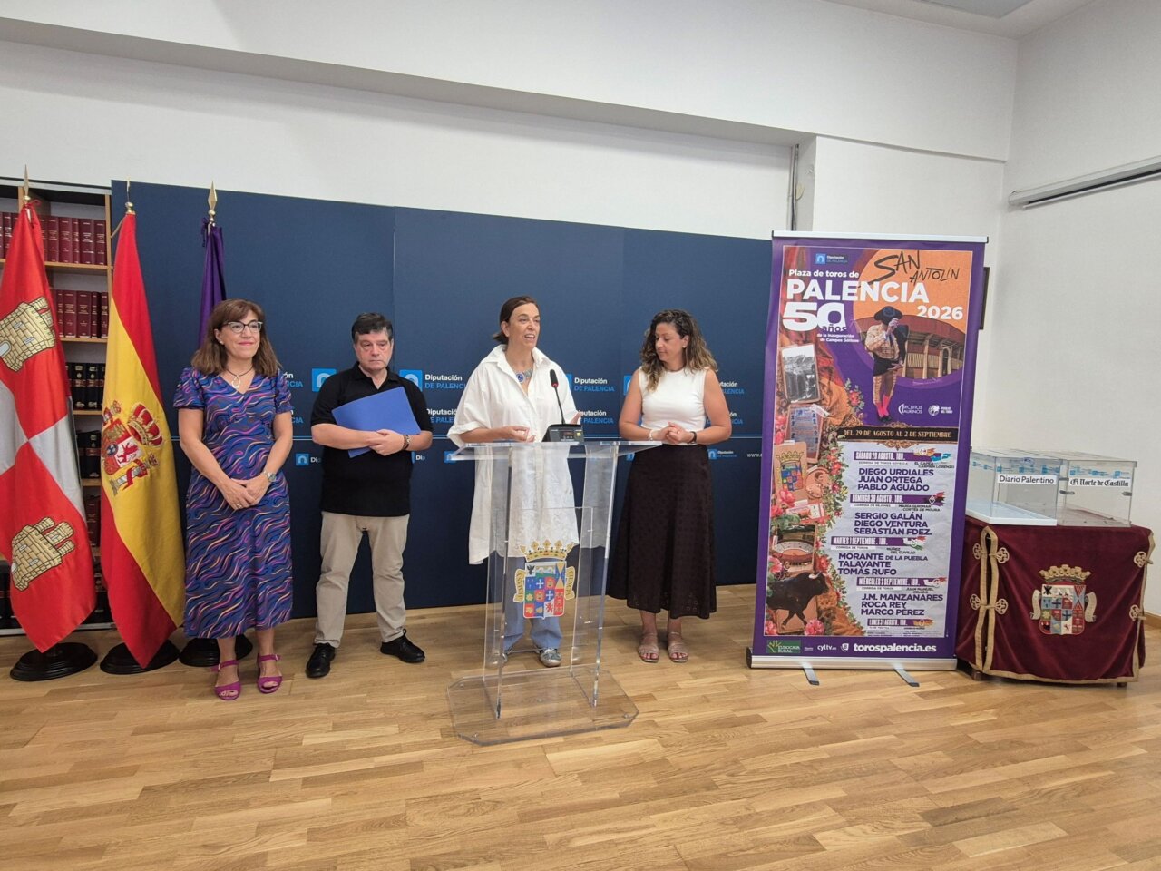 Presentación del sorteo Los Toros desde el Burladero en Palencia