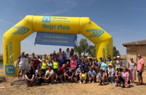 Participantes de la VIII Travesía a nado en el Canal de Castilla