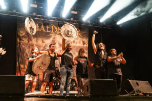 Banda Vhäldemar en el festival de heavy metal en Palencia