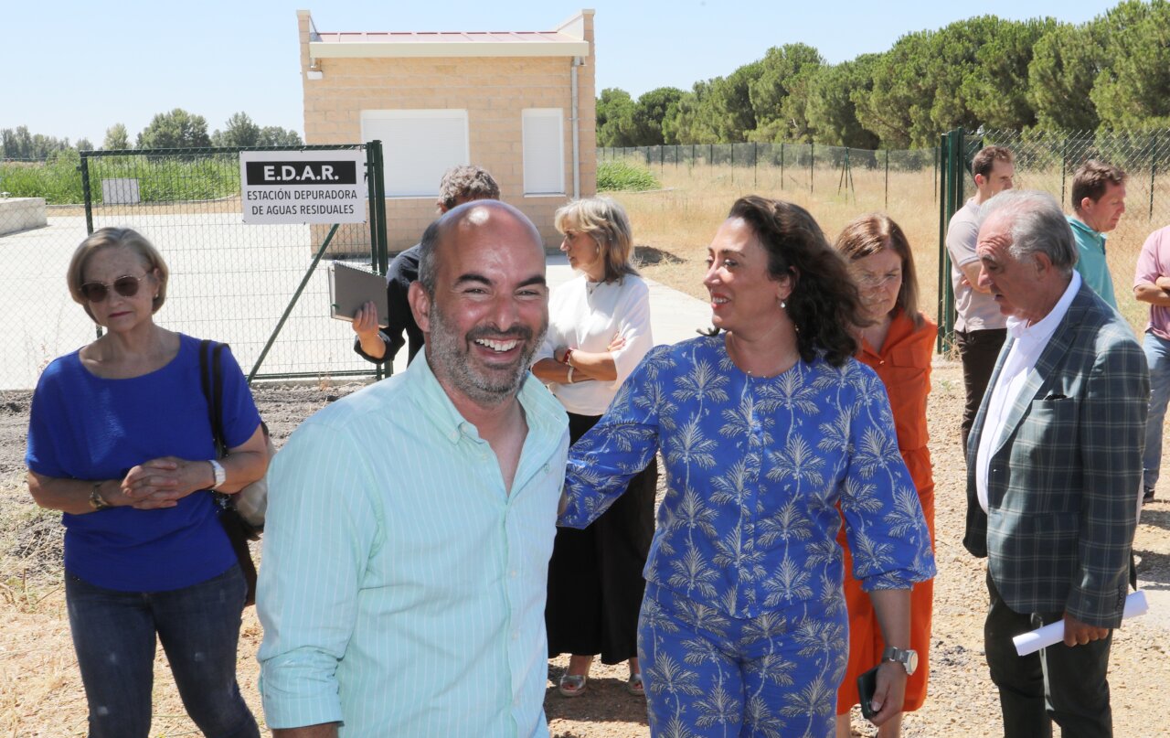 Inauguración de la nueva estación depuradora de aguas en Villada