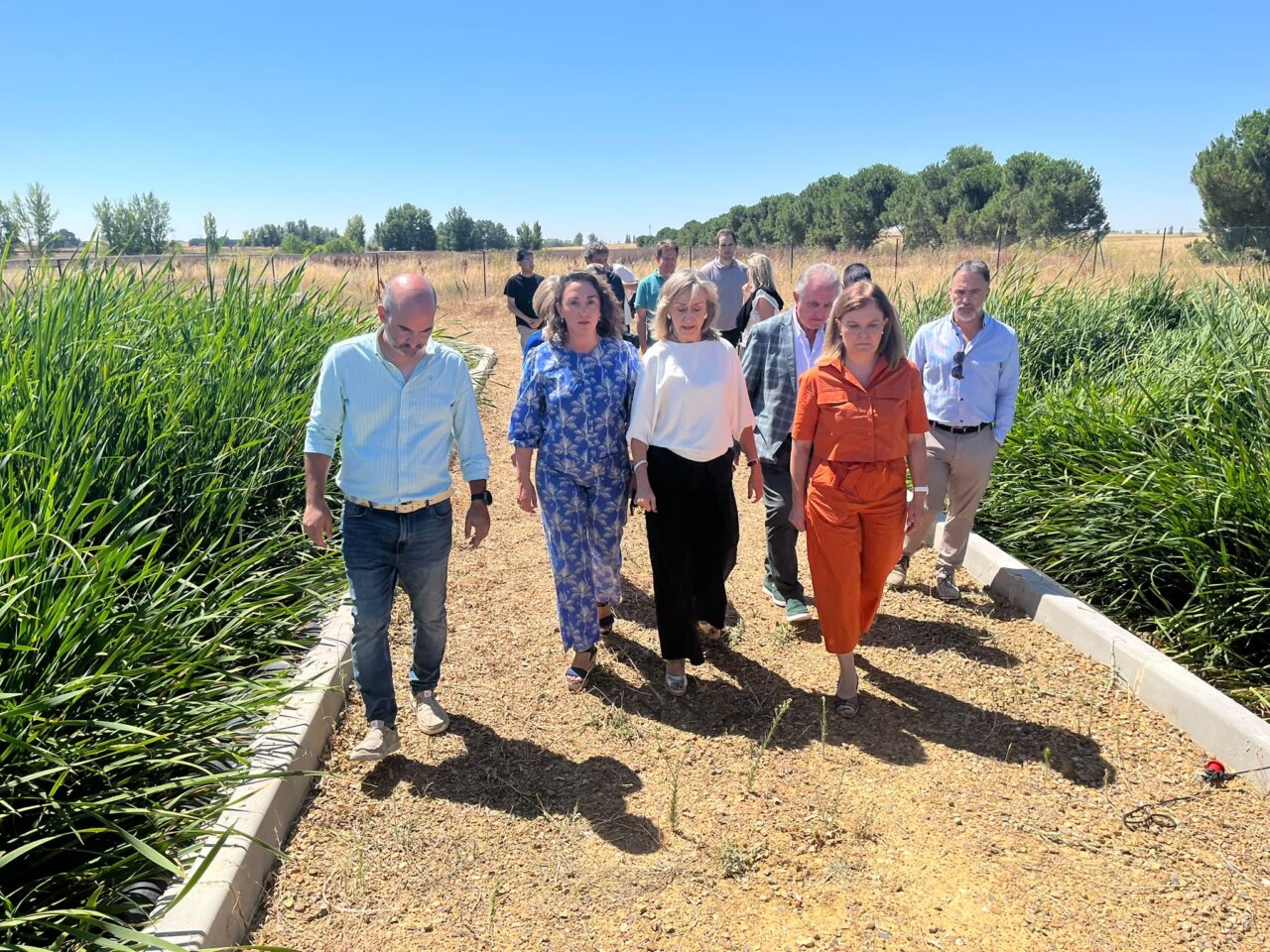 Visita a la nueva Estación Depuradora de Aguas en Villada