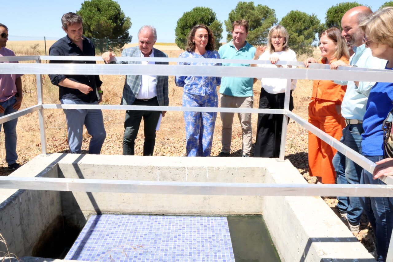 Visita a la nueva estación depuradora de aguas en Villada