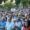 Multitud de personas en concentración en Palencia con pancarta de apoyo a Ceuta
