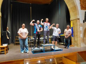 Iker Rojo en el podio del Open de Mansilla de Pulsos