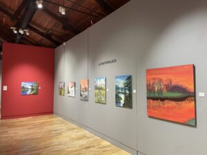 Exposición de pinturas naíf de Mercedes Maté en el Centro Cultural Provincial.