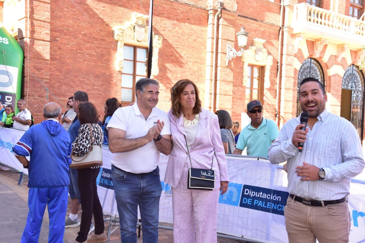 Adrián Parras y Elena García en la carrera Los 10.000 de Mariano Haro