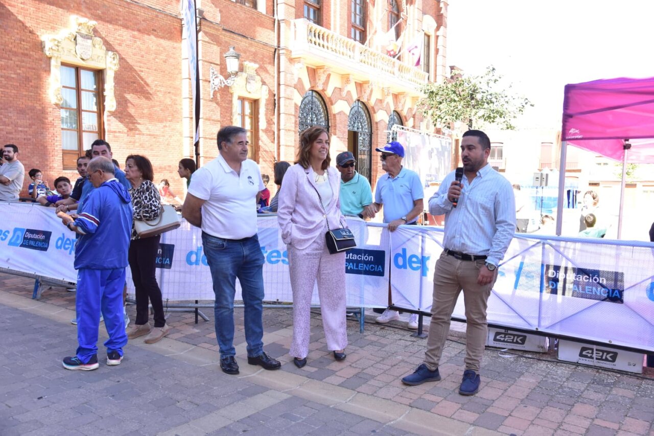 Adrián Parras y Elena García en la carrera Los 10.000 de Mariano Haro
