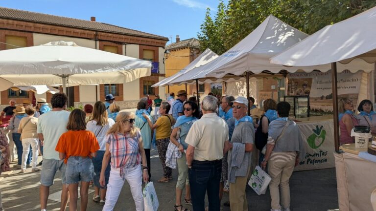 Celebración del Día de la Provincia en Fuentes de Nava con gente reunida