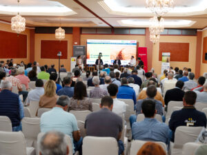 Asistentes al XIII Congreso sobre el futuro del cereal en Magaz de Pisuerga