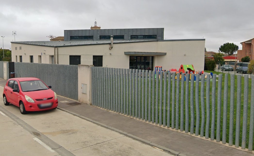Vista exterior de la escuela infantil La Noria en Grijota