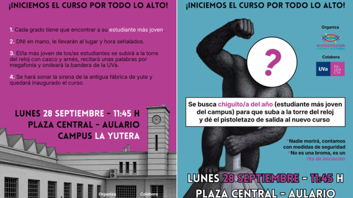 Cartel del evento Busca y Captura en el Campus de La Yutera