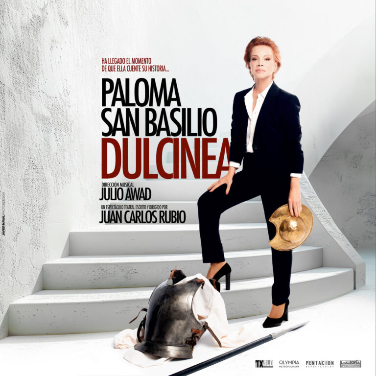 Cartel de Paloma San Basilio en la obra Dulcinea