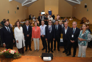 Grupo de personas en el acto del 30 aniversario del polígono industrial de Venta de Baños