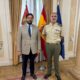 Subdelegado del Gobierno y general de brigada en despedida institucional