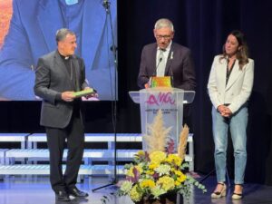 Ceremonia del Día del Peregrino en Guardo con obispo y autoridades locales
