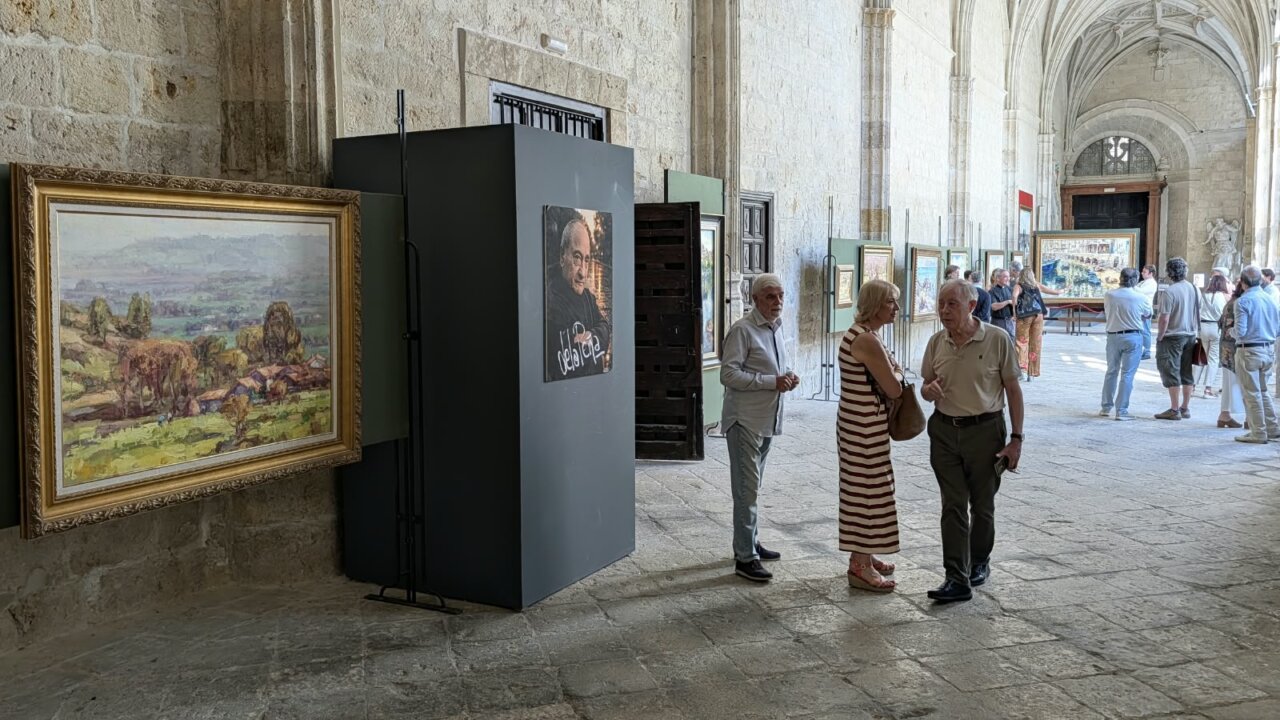 Inauguración de la exposición de Antonio de la Peña en la Catedral de Palencia