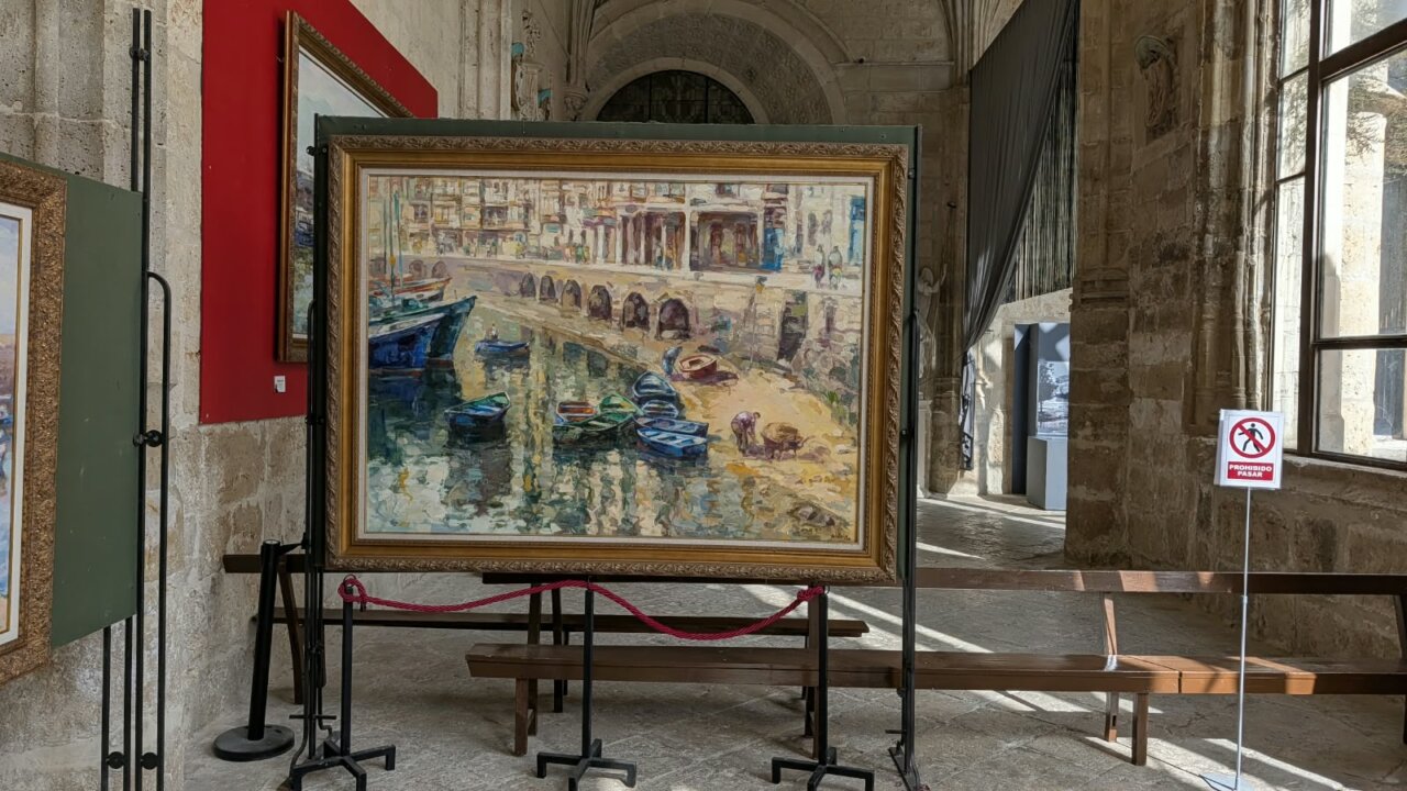Pintura de Antonio de la Peña en exposición en la Catedral de Palencia