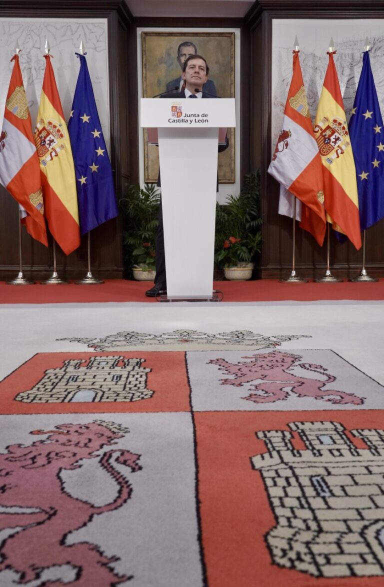Mañueco en rueda de prensa sobre presupuestos de la Junta de Castilla y León