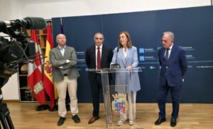 Reunión sobre mejoras en seguridad laboral en centros agrarios de Palencia