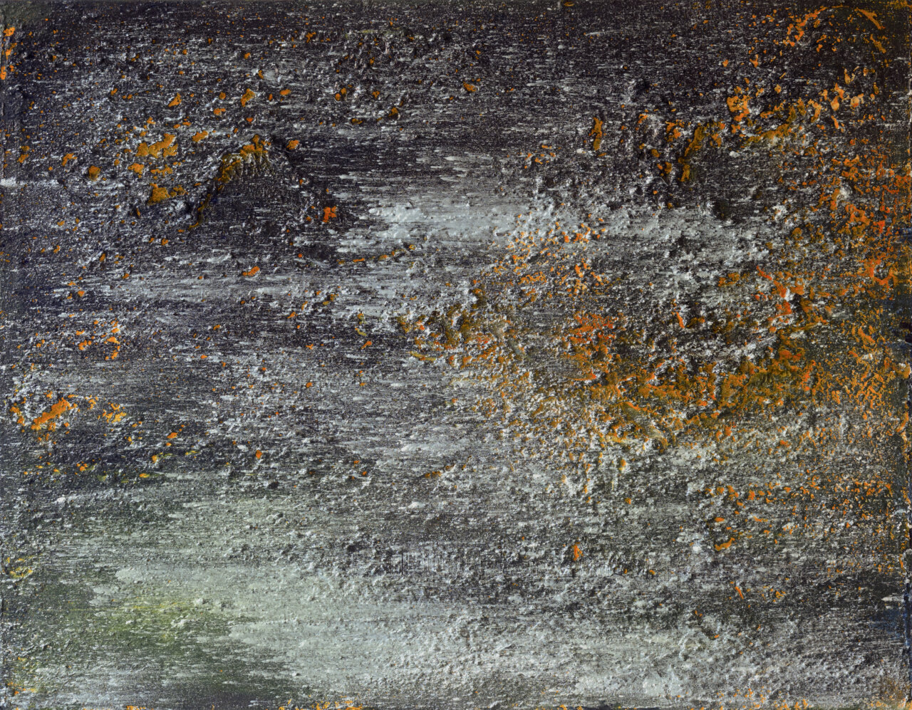 Obra abstracta de Alberto Reguera titulada Mi Noche Interior