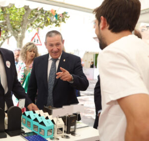 Inauguración del Centro de Formación Nacional e Internacional de Industrias Lácteas en Zamora.