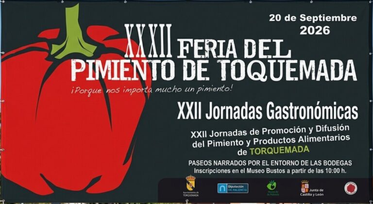 Cartel de la XXXII Feria del Pimiento de Torquemada