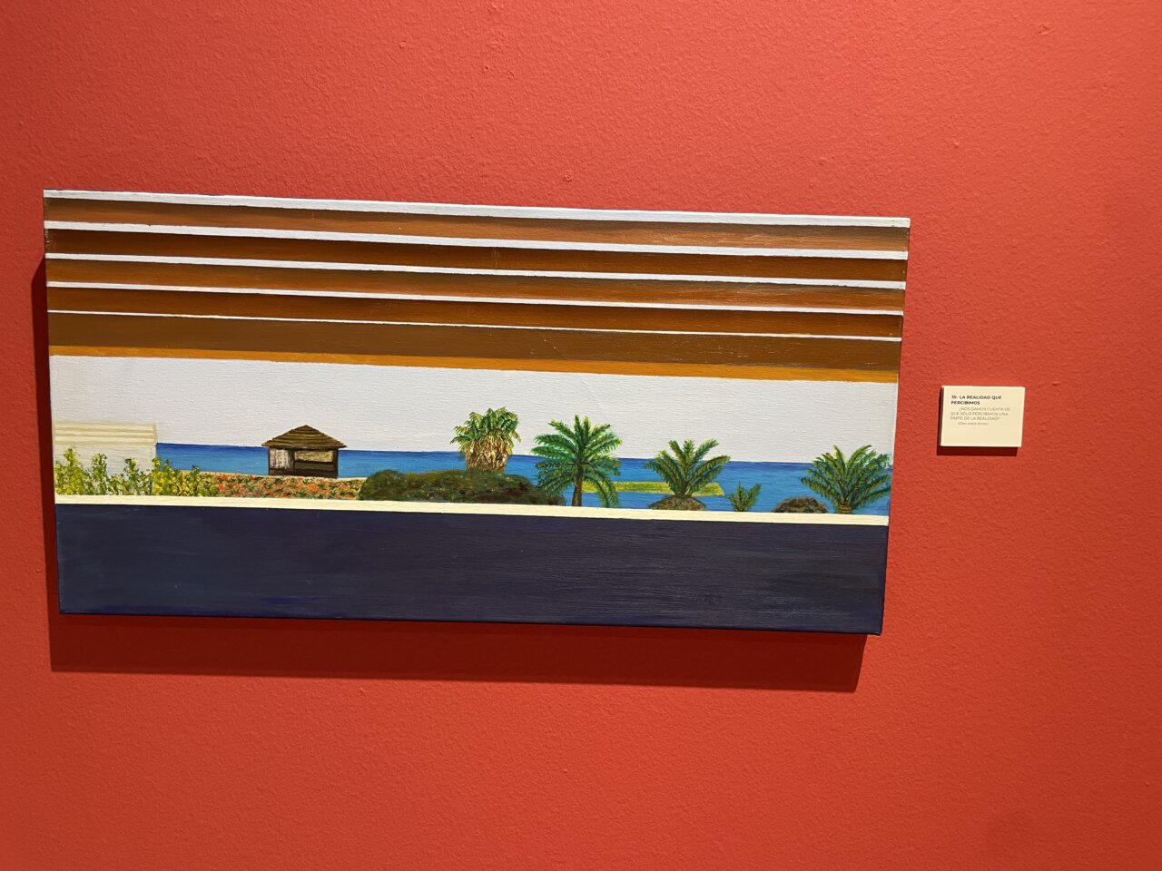 Cuadro de la exposición de Mercedes Maté en el Centro Cultural Provincial