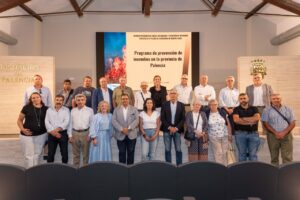 Reunión sobre prevención de incendios en la Diputación de Palencia