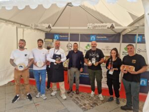 Productores de queso de Palencia en la feria Fromago en Zamora
