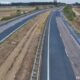 Vista de la autovía A-67 entre Santillana de Campos y Villaprovedo