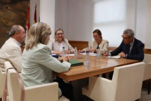 Reunión de la vicepresidenta de Castilla y León con la presidenta de la Diputación de Palencia