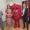Presentación del programa de la Feria del Pimiento en Torquemada con un personaje disfrazado de pimiento.