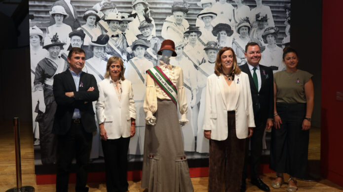 Presentación de la exposición sobre el sufragio femenino en Palencia