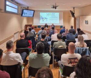 Presentación de nuevas startups en la Agroaceleradora Wolaria en Palencia.