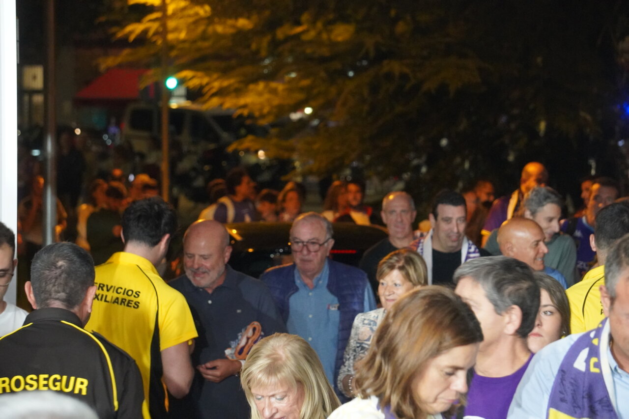 Aficionados del Palencia Baloncesto en el Municipal de Palencia