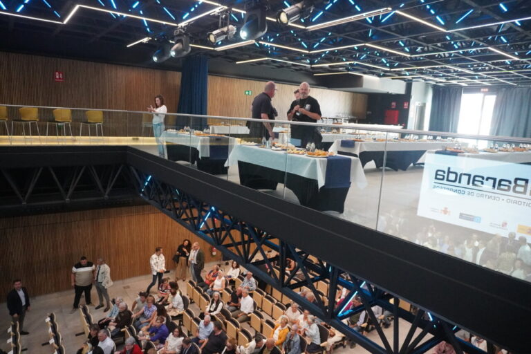 Vista interior del nuevo centro cultural La Baranda durante su inauguración