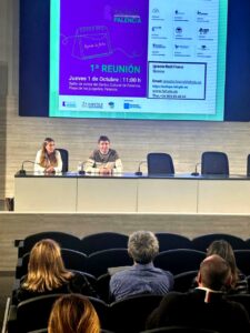 Presentación de la Asociación Forestal de Palencia en un evento.