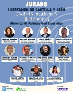 Cartel del jurado del I Certamen de Jóvenes Talentos Culinarios de Castilla y León