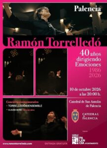 Cartel del concierto de Ramón Torrelledó en la Catedral de Palencia