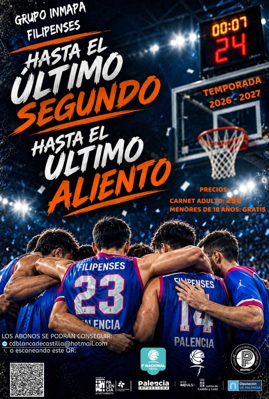 Cartel de la segunda jornada de la Primera División Nacional Masculina en Palencia